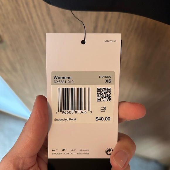 Nike Black Medium Support Sports Bra Size XS - Picture 4 of 4